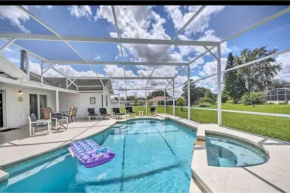 heated pool, spa and game room